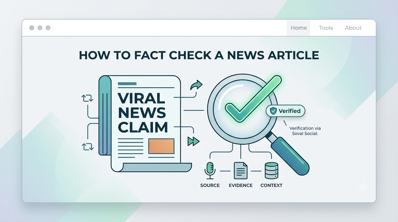 How to Fact Check a News Article Before Sharing It