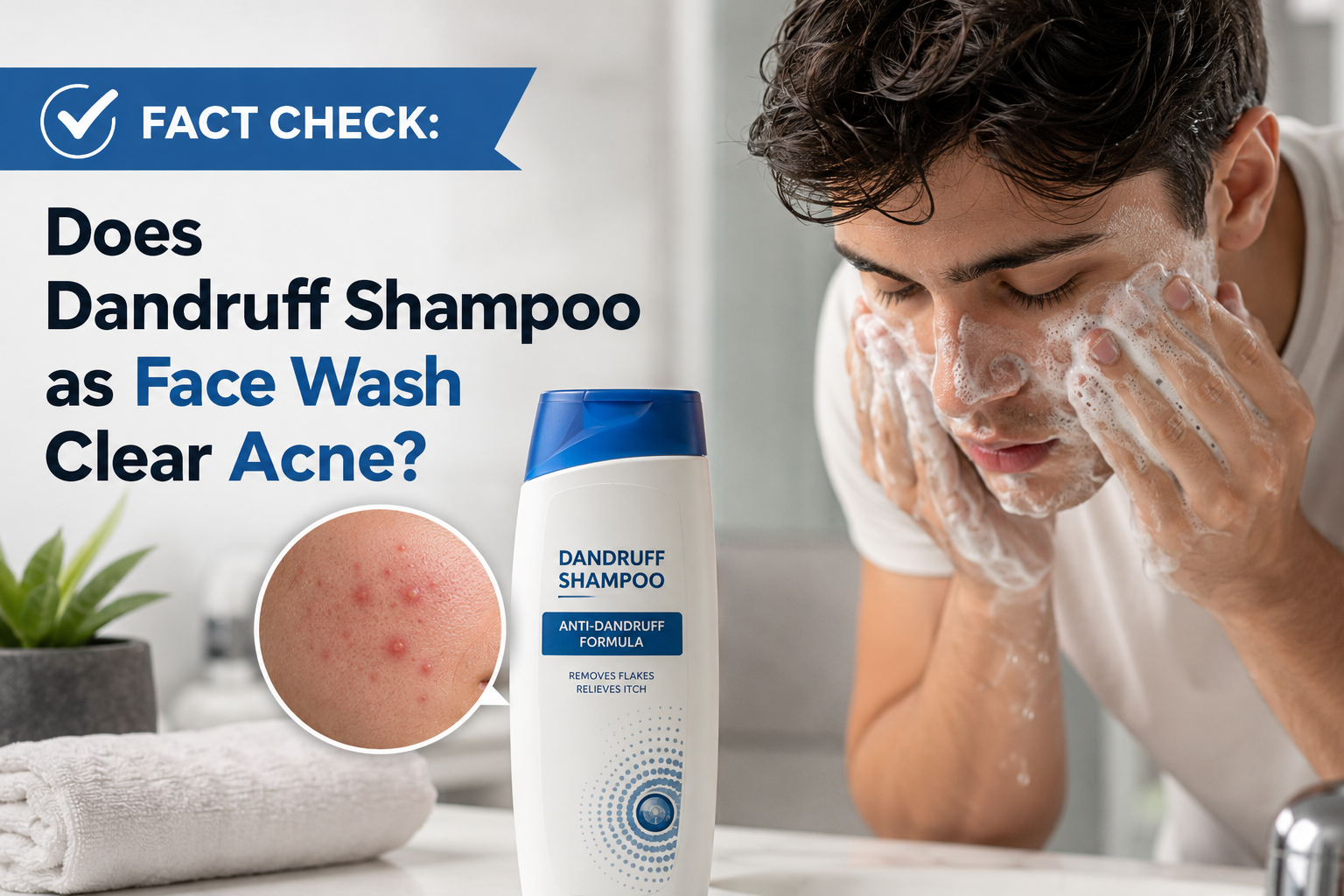 Fact Check: Does Dandruff Shampoo as Face Wash Clear Acne?