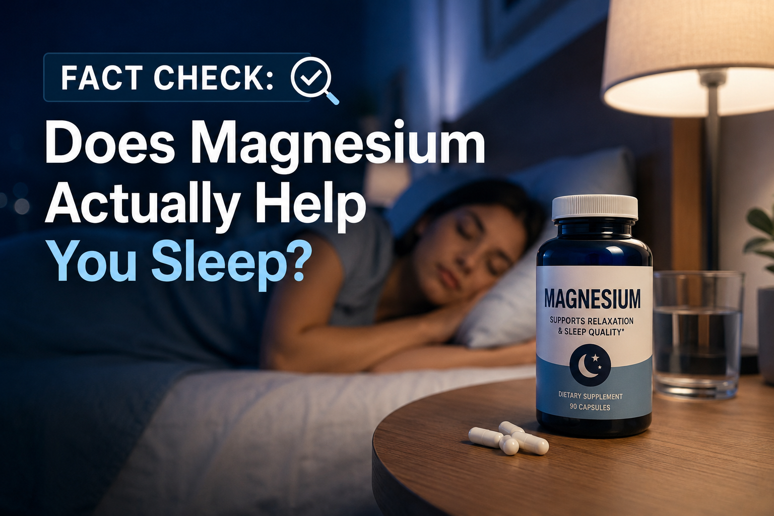 Fact Check: Does Magnesium Actually Help You Sleep?