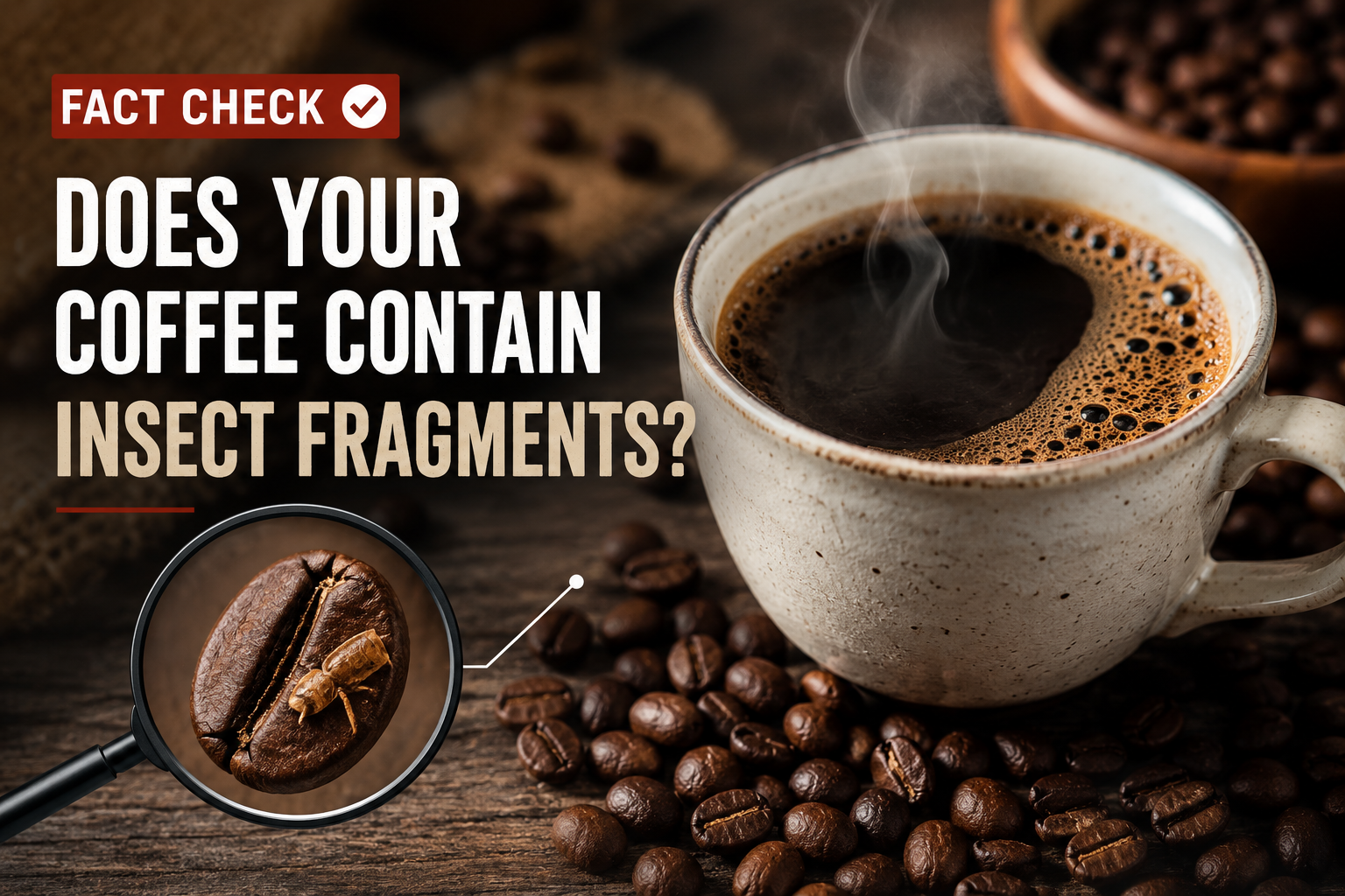 Fact Check: Does Your Coffee Contain Insect Fragments?