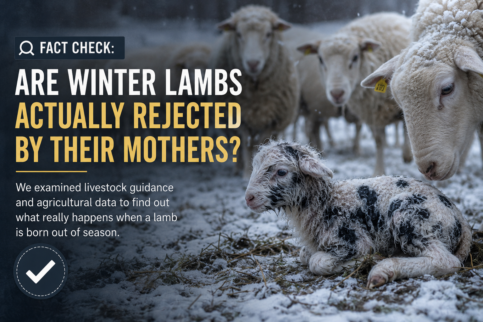 Fact Check: Are Winter Lambs Actually Rejected by Their Mothers?