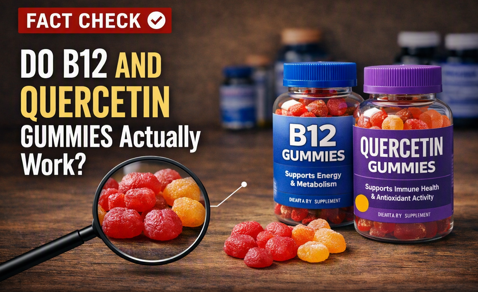 Fact Check: Do B12 & Quercetin Gummies Actually Work?