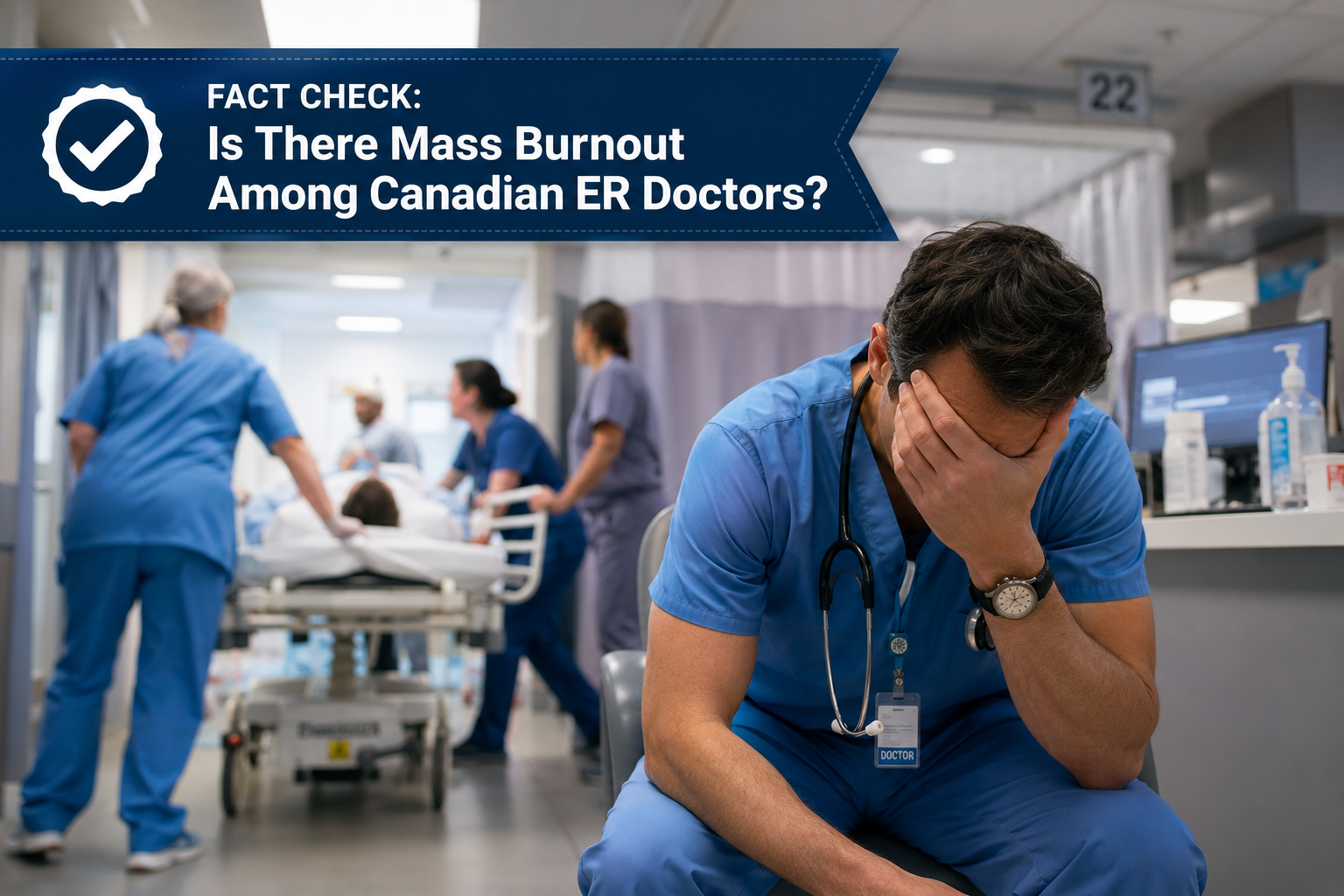 Fact Check: Mass Burnout Among Canadian ER Doctors