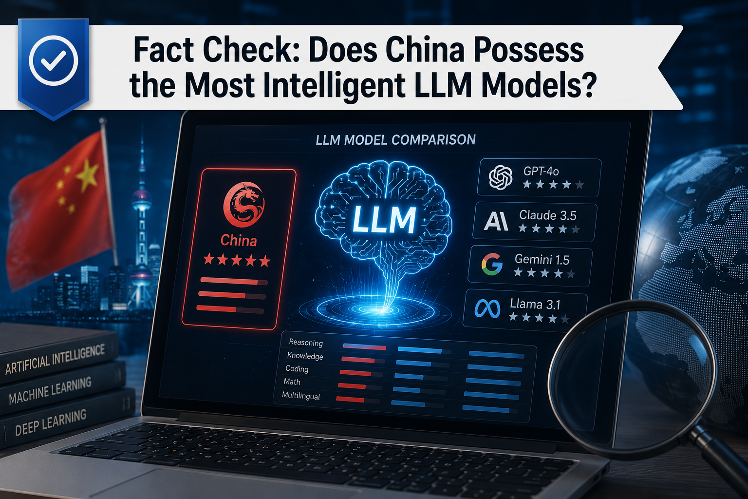 Fact Check: Does China Possess the Most Intelligent LLM Models?