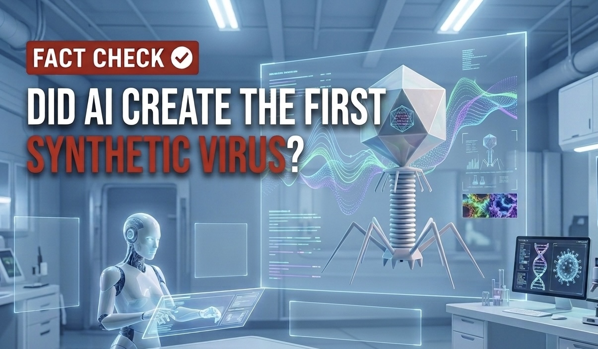 Fact Check: Did AI create the first synthetic virus